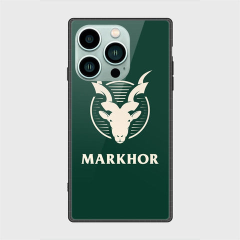 iPhone 14 Pro Cover - Markhor Series - HQ Ultra Shine Premium Infinity Glass Soft Silicon Borders Case