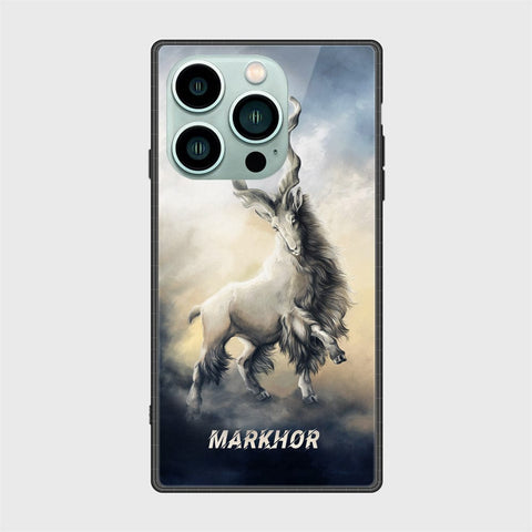 iPhone 14 Pro Cover - Markhor Series - HQ Ultra Shine Premium Infinity Glass Soft Silicon Borders Case