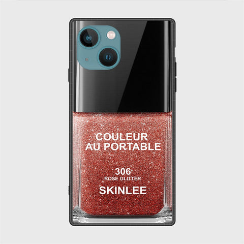 iPhone 14 Cover- Couleur Au Portable Series - HQ Ultra Shine Premium Infinity Glass Soft Silicon Borders Case