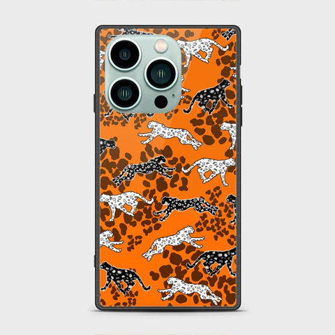 iPhone 14 Pro Cover - Hustle Series - HQ Ultra Shine Premium Infinity Glass Soft Silicon Borders Case