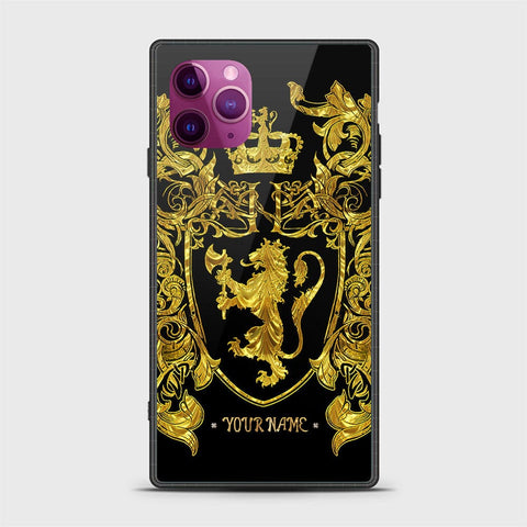 iPhone 11 Pro Cover - Gold Series - HQ Ultra Shine Premium Infinity Glass Soft Silicon Borders Case