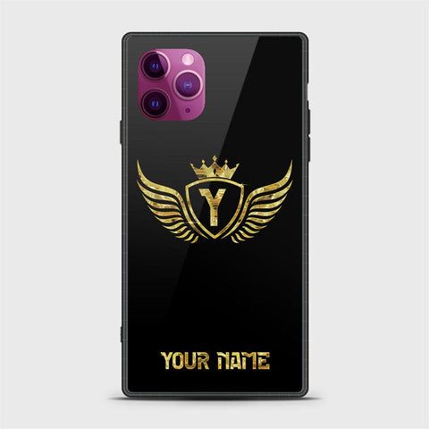 iPhone 11 Pro Cover - Gold Series - HQ Ultra Shine Premium Infinity Glass Soft Silicon Borders Case