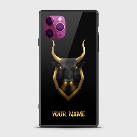 iPhone 11 Pro Cover - Gold Series - HQ Ultra Shine Premium Infinity Glass Soft Silicon Borders Case
