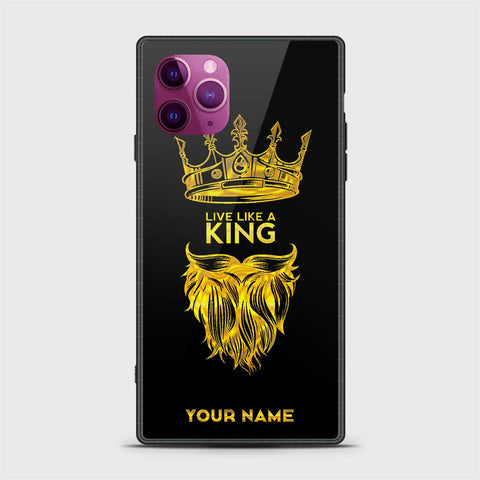 iPhone 11 Pro Cover - Gold Series - HQ Ultra Shine Premium Infinity Glass Soft Silicon Borders Case