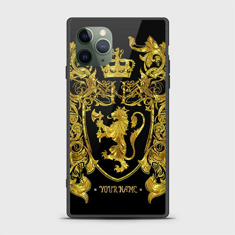 iPhone 11 Pro Max Cover - Gold Series - HQ Ultra Shine Premium Infinity Glass Soft Silicon Borders Case