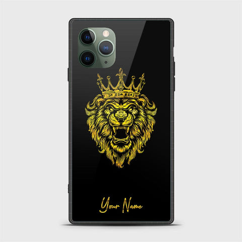 iPhone 11 Pro Max Cover - Gold Series - HQ Ultra Shine Premium Infinity Glass Soft Silicon Borders Case