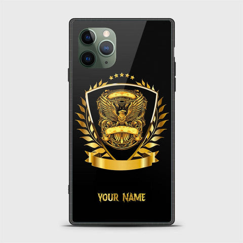 iPhone 11 Pro Max Cover - Gold Series - HQ Ultra Shine Premium Infinity Glass Soft Silicon Borders Case