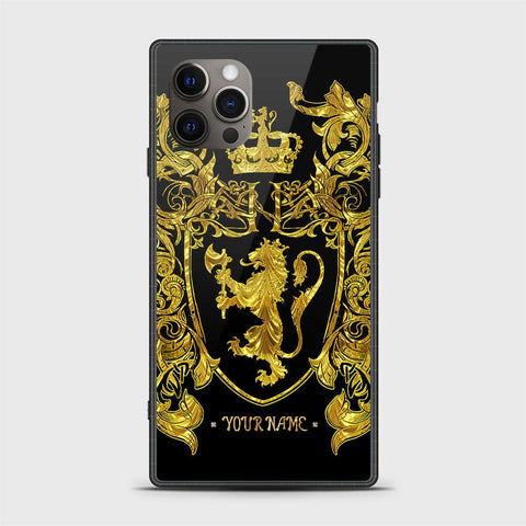 iPhone 12 Pro Cover - Gold Series - HQ Ultra Shine Premium Infinity Glass Soft Silicon Borders Case