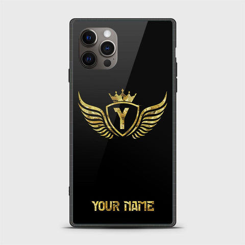 iPhone 12 Pro Cover - Gold Series - HQ Ultra Shine Premium Infinity Glass Soft Silicon Borders Case