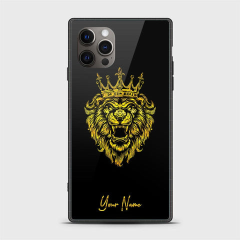 iPhone 12 Pro Cover - Gold Series - HQ Ultra Shine Premium Infinity Glass Soft Silicon Borders Case