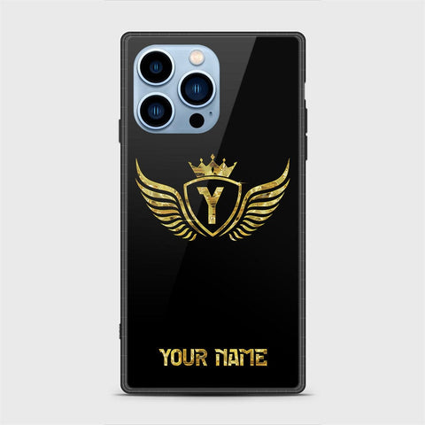 iPhone 13 Pro Cover - Gold Series - HQ Ultra Shine Premium Infinity Glass Soft Silicon Borders Case