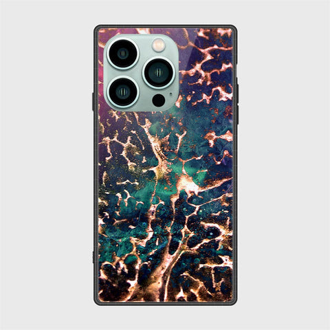 iPhone 14 Pro Cover- Colorful Marble Series - HQ Ultra Shine Premium Infinity Glass Soft Silicon Borders Case