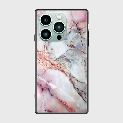 iPhone 14 Pro Cover- Colorful Marble Series - HQ Ultra Shine Premium Infinity Glass Soft Silicon Borders Case