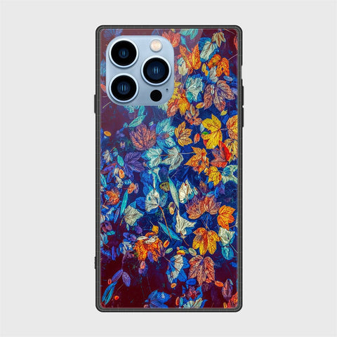 iPhone 13 Pro Cover- Floral Series 2 - HQ Ultra Shine Premium Infinity Glass Soft Silicon Borders Case