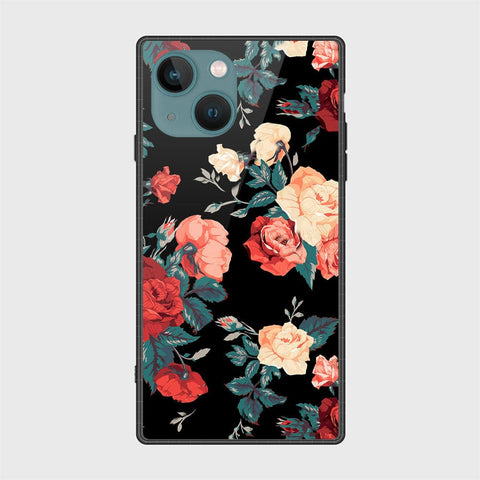 iPhone 14 Plus Cover- Floral Series 2 - HQ Ultra Shine Premium Infinity Glass Soft Silicon Borders Case