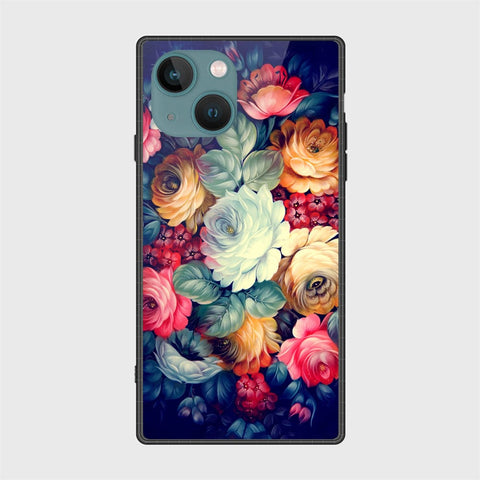 iPhone 14 Plus Cover- Floral Series 2 - HQ Ultra Shine Premium Infinity Glass Soft Silicon Borders Case