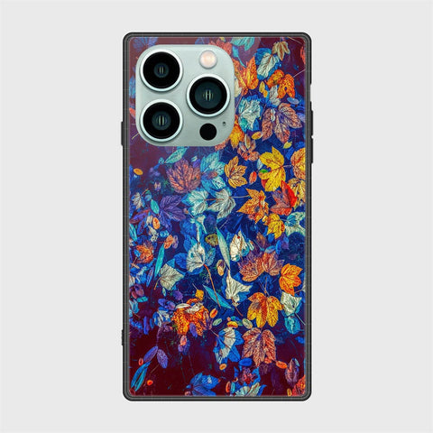 iPhone 14 Pro Max Cover- Floral Series 2 - HQ Ultra Shine Premium Infinity Glass Soft Silicon Borders Case