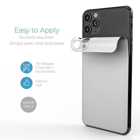 iPhone 8 Plus Back Skins - Material Series - Glitter, Leather, Wood, Carbon Fiber etc - Only Back No Sides