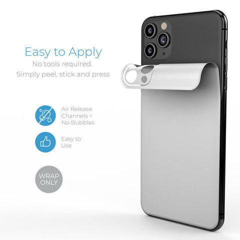 Xiaomi Redmi Note 11 Pro Back Skin - Design 6 - Trendy Black Marble Skin Wrap Back Sticker Without Sides