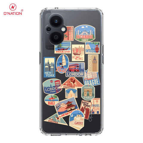 Oppo F21 Pro 5G Cover - Personalised Boarding Pass Ticket Series - 5 Designs - Clear Phone Case - Soft Silicon Borders