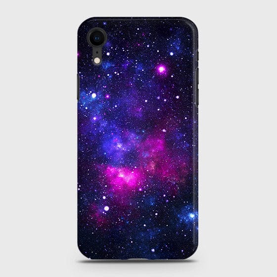 iPhone XR - Dark Galaxy Stars Modern Printed Hard Case