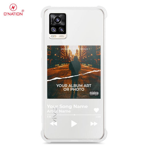 Vivo V20 Cover - Personalised Album Art Series - 4 Designs - Clear Phone Case - Soft Silicon Borders