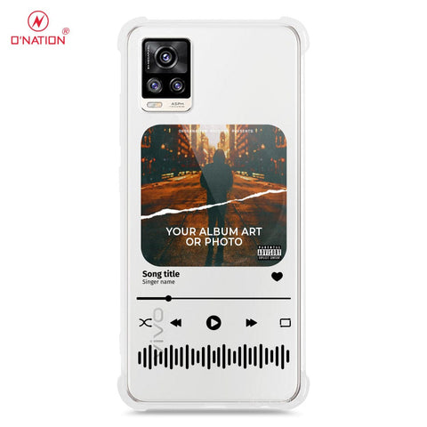 Vivo V20 Cover - Personalised Album Art Series - 4 Designs - Clear Phone Case - Soft Silicon Borders