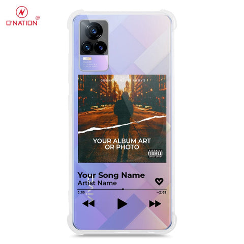 Vivo V21e Cover - Personalised Album Art Series - 4 Designs - Clear Phone Case - Soft Silicon Borders