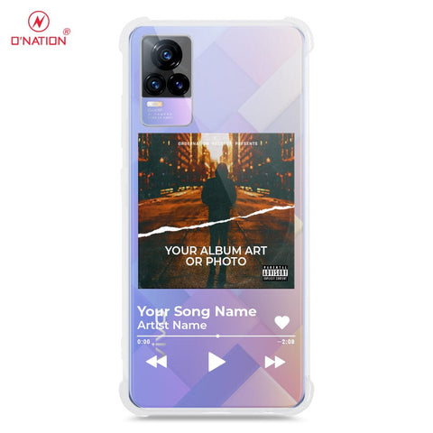 Vivo V21e Cover - Personalised Album Art Series - 4 Designs - Clear Phone Case - Soft Silicon Borders