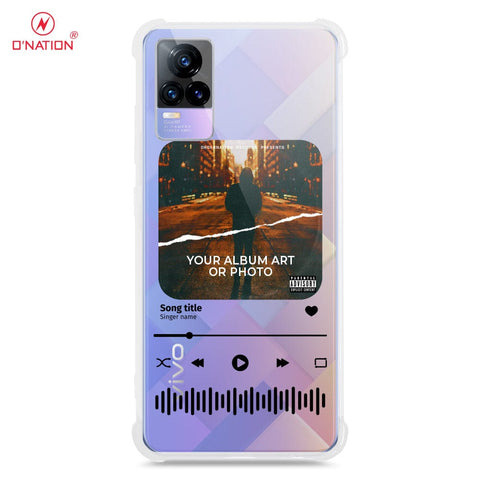 Vivo V21e Cover - Personalised Album Art Series - 4 Designs - Clear Phone Case - Soft Silicon Borders