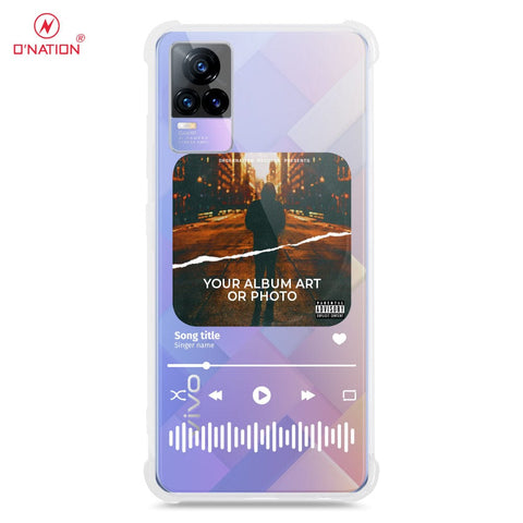 Vivo V21e Cover - Personalised Album Art Series - 4 Designs - Clear Phone Case - Soft Silicon Borders