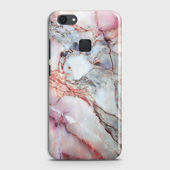 vivo V7 Plus Cover - Violet Sky Marble Trendy Printed Hard Case with Life Time Colors Guarantee