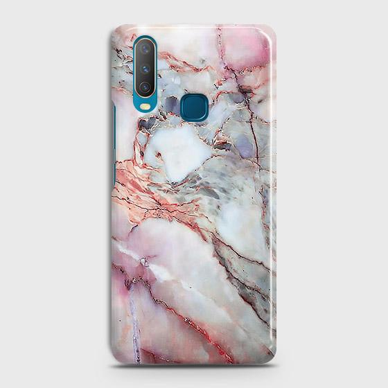 vivo Y12Cover - Violet Sky Marble Trendy Printed Hard Case with Life Time Colors Guarantee