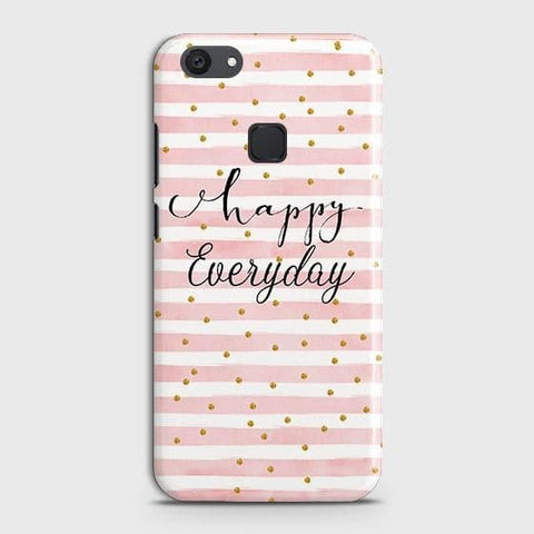 vivo Y81 Cover - Trendy Happy Everyday Printed Hard Case with Life Time Colors Guarantee