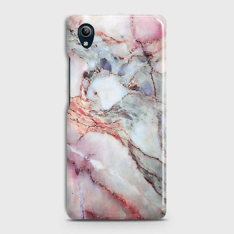 vivo Y91C Cover - Violet Sky Marble Trendy Printed Hard Case with Life Time Colors Guarantee