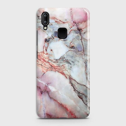 vivo Y93 Cover - Violet Sky Marble Trendy Printed Hard Case with Life Time Colors Guarantee