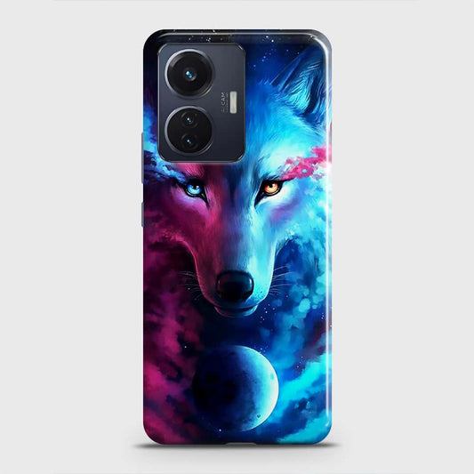 Vivo Y55 4G Cover - Infinity Wolf Trendy Printed Hard Case with Life Time Colors Guarantee