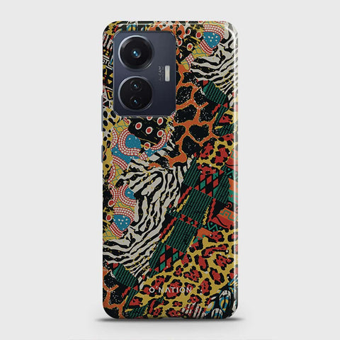 Vivo T1 44W  Cover - Bold Dots Series - Matte Finish - Snap On Hard Case with LifeTime Colors Guarantee