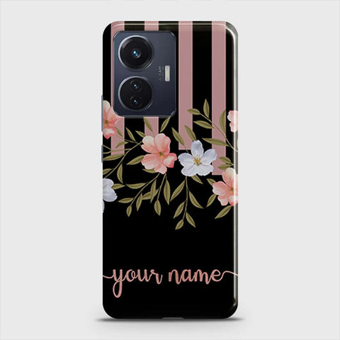 Vivo T1 44W  Cover - Floral Series - Matte Finish - Snap On Hard Case with LifeTime Colors Guarantee