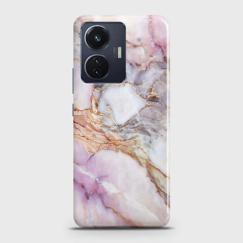 Vivo T1 44W Cover - Violet Sky Marble Trendy Printed Hard Case with Life Time Colors Guarantee