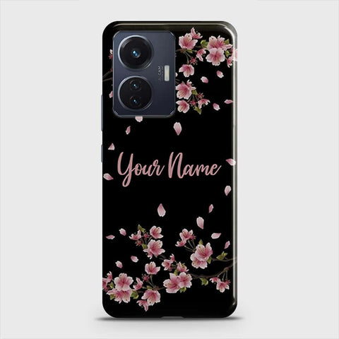 Vivo T1 44W  Cover - Floral Series - Matte Finish - Snap On Hard Case with LifeTime Colors Guarantee