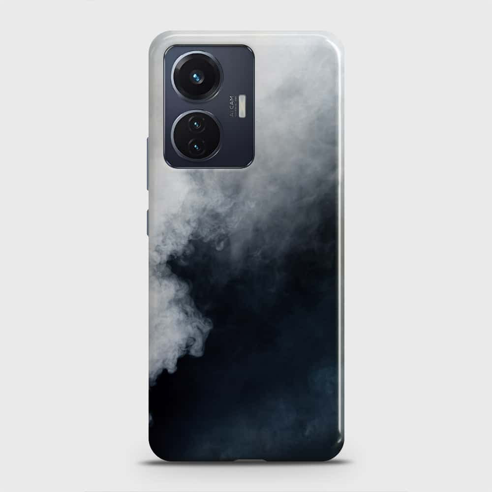 Vivo T1 44W Cover - Trendy White Floor Marble Printed Hard Case with Life Time Colors Guarantee