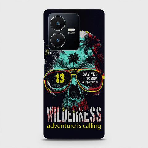 Vivo Y22s  Cover - Adventure Series - Matte Finish - Snap On Hard Case with LifeTime Colors Guarantee