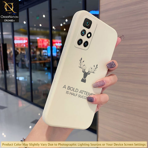 Xiaomi Redmi 10 2022 Cover - Off-White (Not Pure White) - ONation Bold Series - HQ Liquid Silicone Elegant Colors Camera Protection Soft Case ( Fast Delivery )