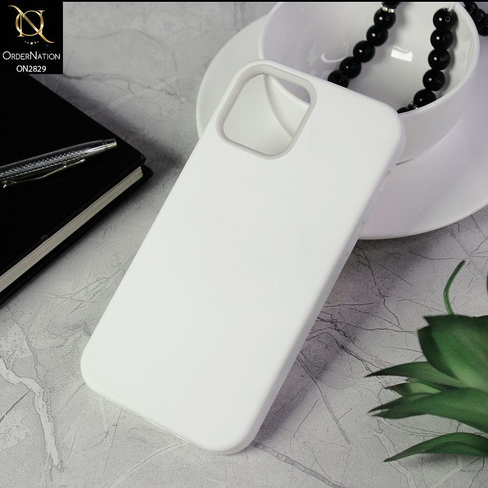 iPhone 12 Pro Cover - White - Soft Touch MagSafe Silicon Case