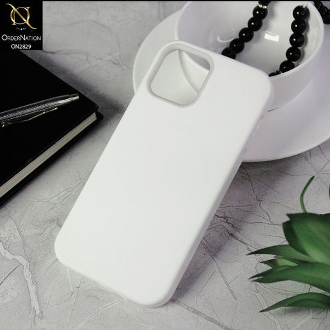 iPhone 12 Cover - White - Soft Touch MagSafe Silicon Case
