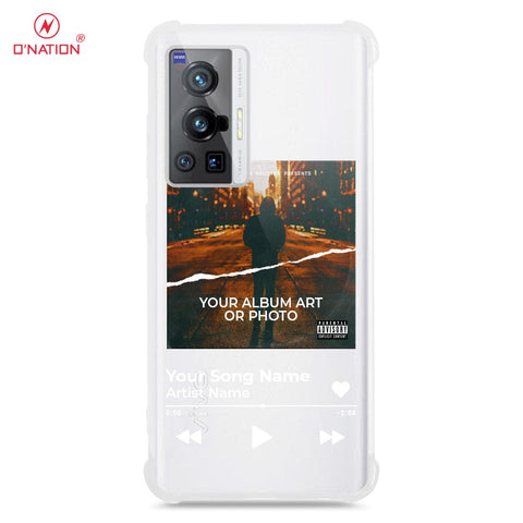 Vivo X70 Pro Cover - Personalised Album Art Series - 4 Designs - Clear Phone Case - Soft Silicon Borders