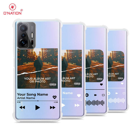 Xiaomi 11T Cover - Personalised Album Art Series - 4 Designs - Clear Phone Case - Soft Silicon Borders