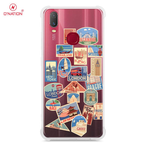 Vivo Y11 2019 Cover - Personalised Boarding Pass Ticket Series - 5 Designs - Clear Phone Case - Soft Silicon Borders