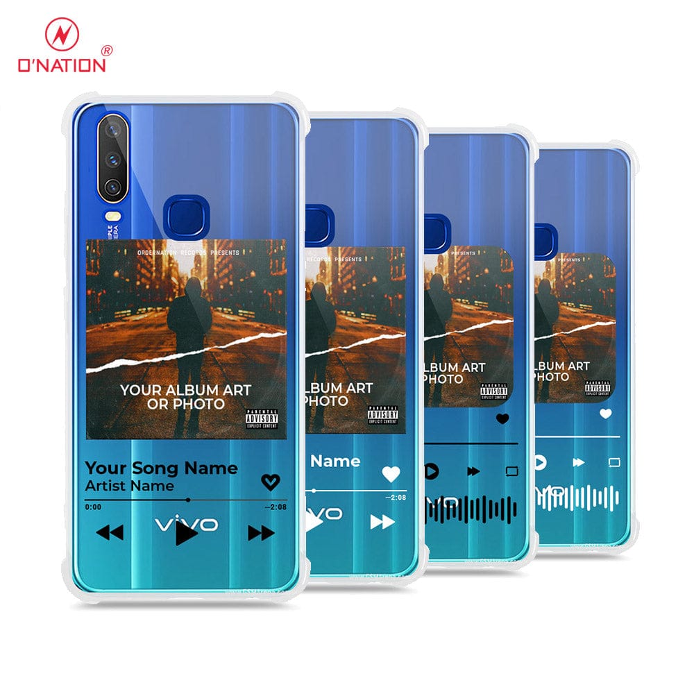 Vivo Y12 Cover - Personalised Album Art Series - 4 Designs - Clear Phone Case - Soft Silicon Borders